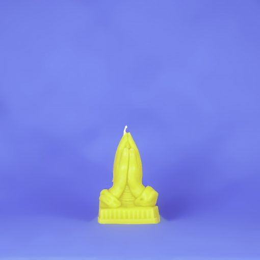 Beeswax Praying Hands Candle