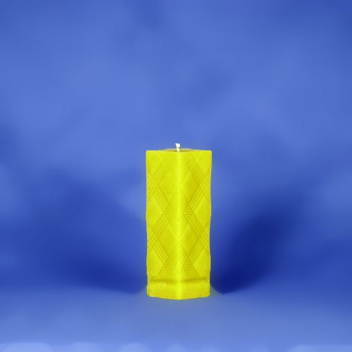 Beeswax Textured Pillar Candle