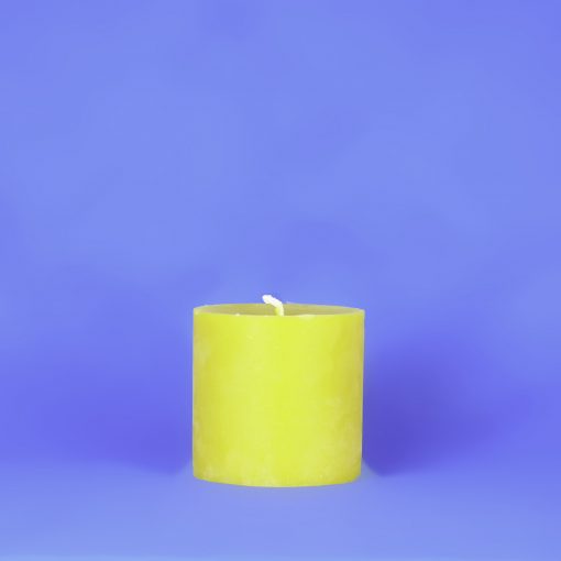 Beeswax 4" x 4" Smooth Pillar Candle