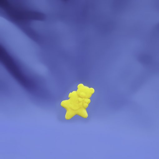 Beeswax Small Bear with Star Ornament