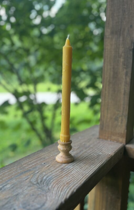 Beeswax 10" Colonial Taper Candle