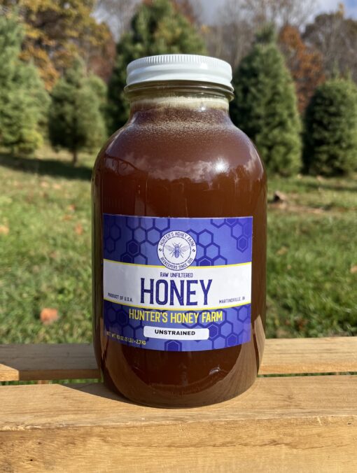 Raw Unstrained Honey 5 lb Bottle