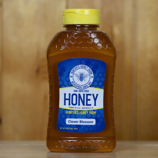 Raw Clover Honey, 1 lb bottle