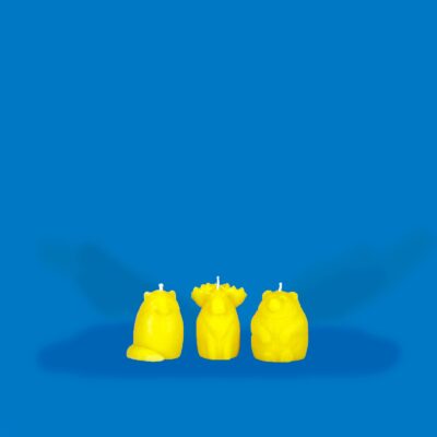 Beeswax Woodland Trio Candle Set