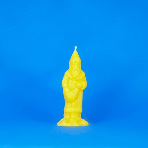Beeswax Santa Candle