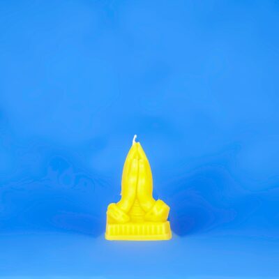 Beeswax Praying Hands Candle