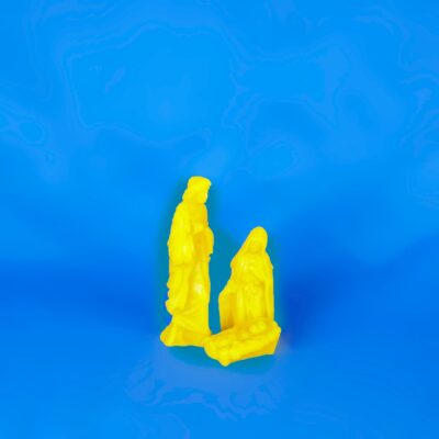 Beeswax Nativity Wickless Set
