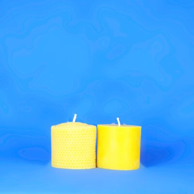Beeswax 3" x 3" Smooth Pillar Candle