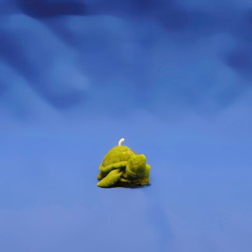 Beeswax Small Turtle Candle - Image 2
