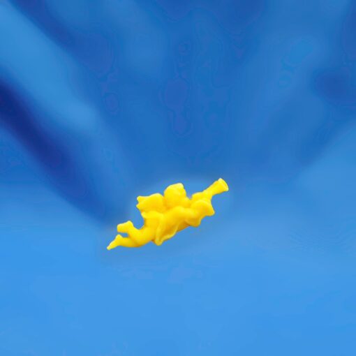 Beeswax Small Cherub Flying Angel Ornament