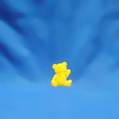 Beeswax Small Sitting Bear Ornament