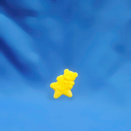 Beeswax Small Bear with Star Ornament