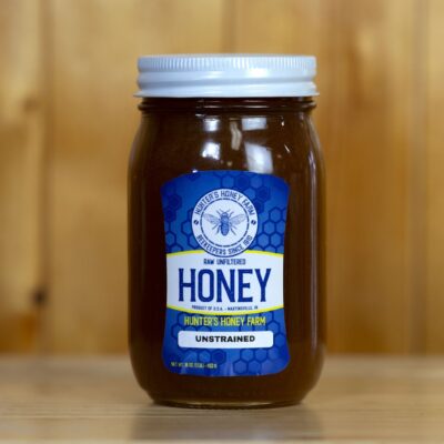 Raw Unstrained Honey 22-oz (Pint) Jar