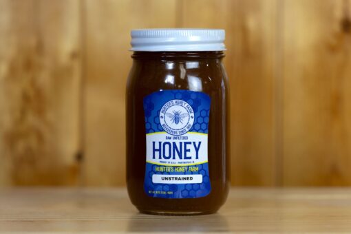 Raw Unstrained Honey 22-oz (Pint) Jar