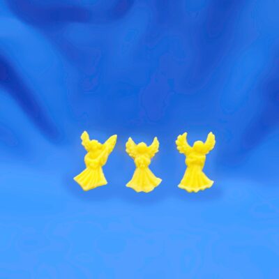 Beeswax Mini Angels Set of 3 Ornaments