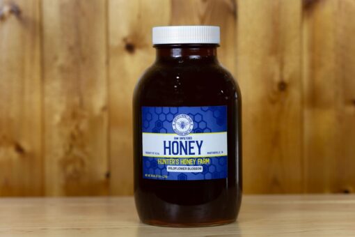 Raw Wildflower Honey 5 lb Bottle