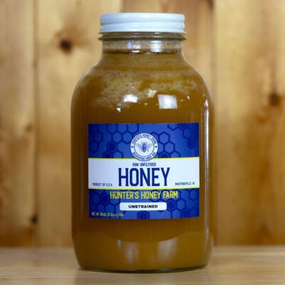 Raw Unstrained Honey 5 lb Bottle