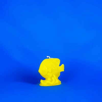 Beeswax Fish Candle