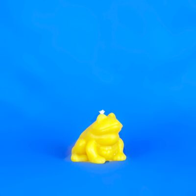 Beeswax Frog Candle