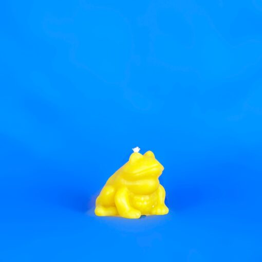 Beeswax Frog Candle