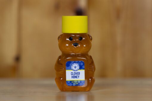 Raw Clover Honey 2 oz Bear