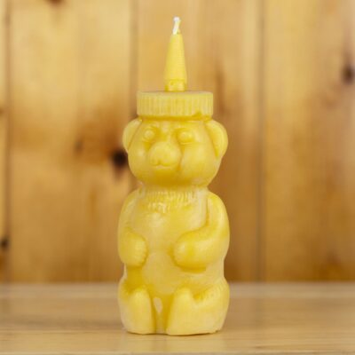 Beeswax Sitting Bear Candle