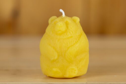 Beeswax Grizzly Bear Candle