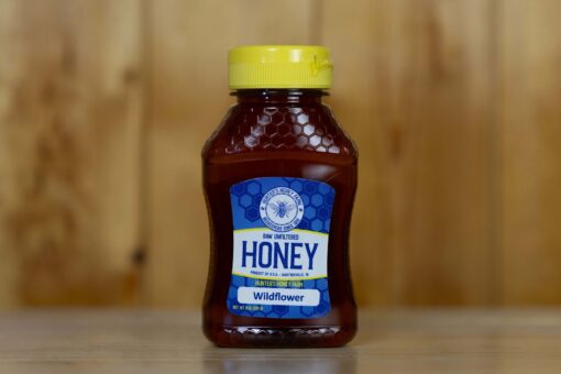 Raw Wildflower Honey 8 oz Bottle