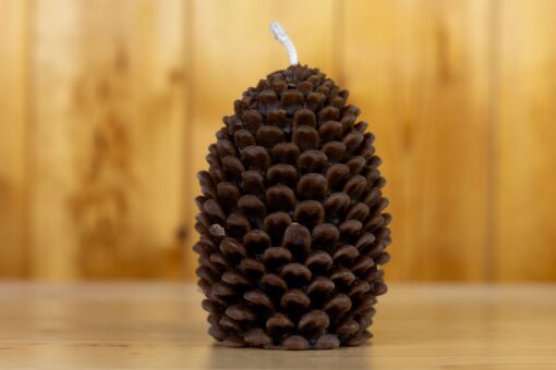 Beeswax Large Pine Cone Candle