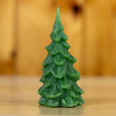 Beeswax Pine Tree Candle