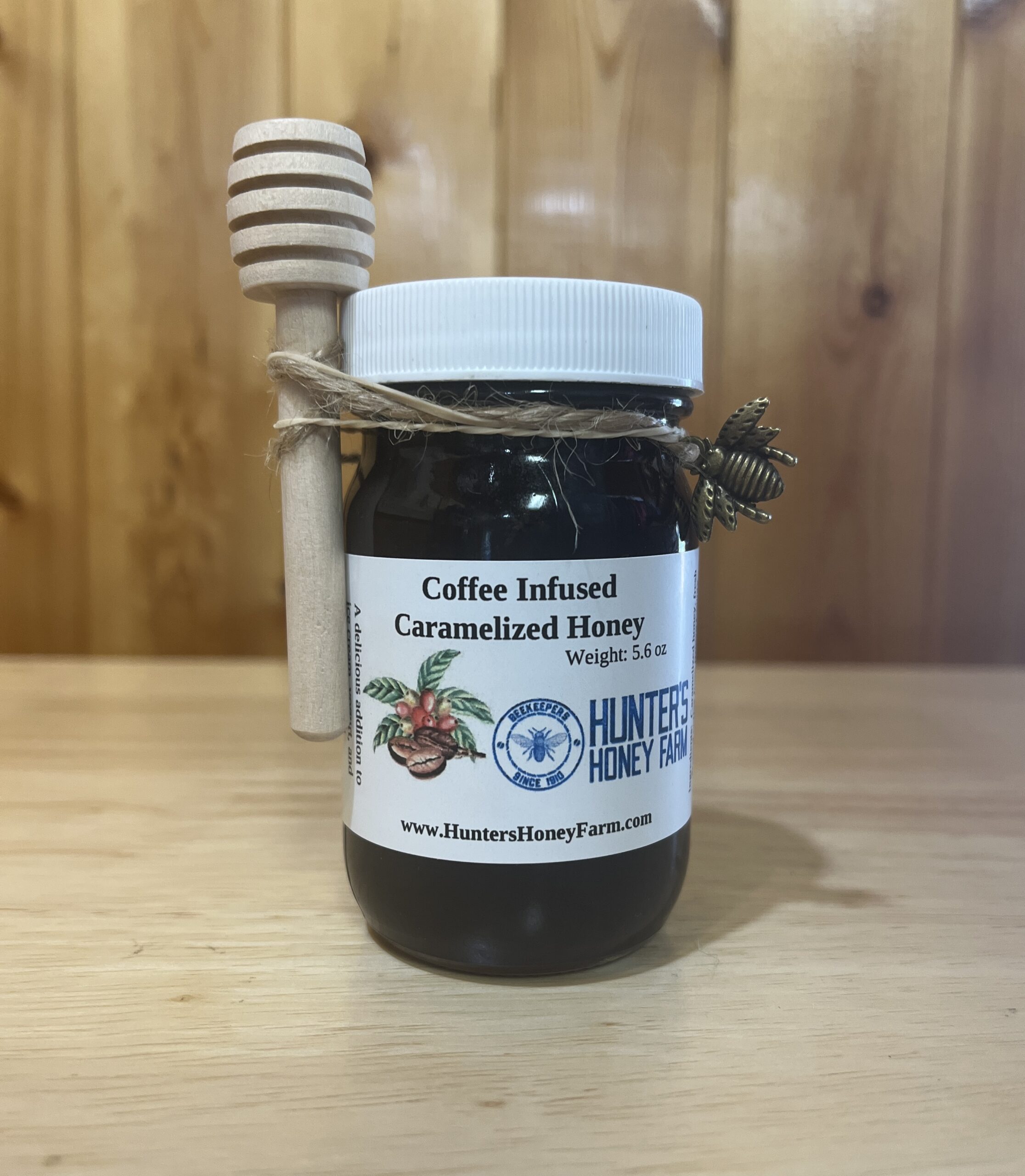 Coffee Infused Caramelized Honey