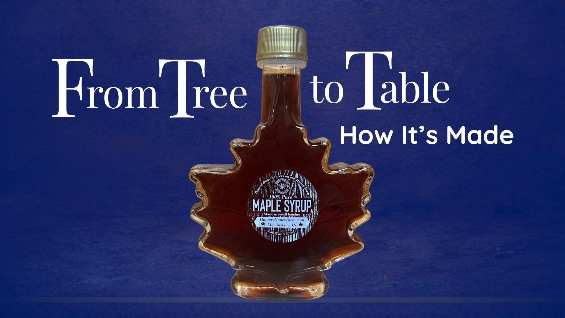 How maple syrup is made at Hunter’s Honey Farm in Indiana