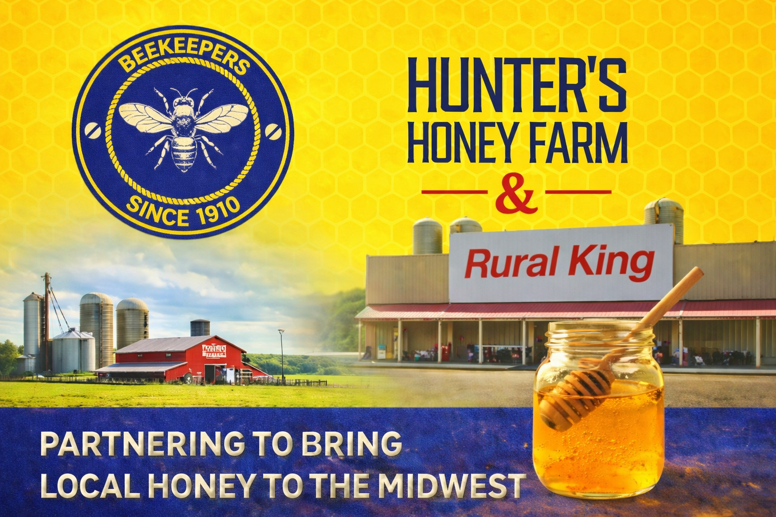 Hunter’s Honey Farm products now available at Rural King stores across Indiana and Kentucky