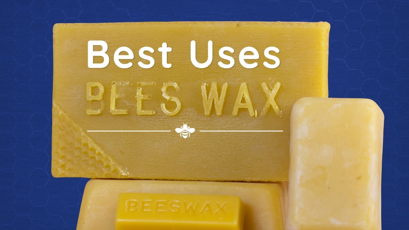Natural Indiana beeswax from Hunter's Honey Farm used for candles, skincare products, food wraps, and DIY projects.